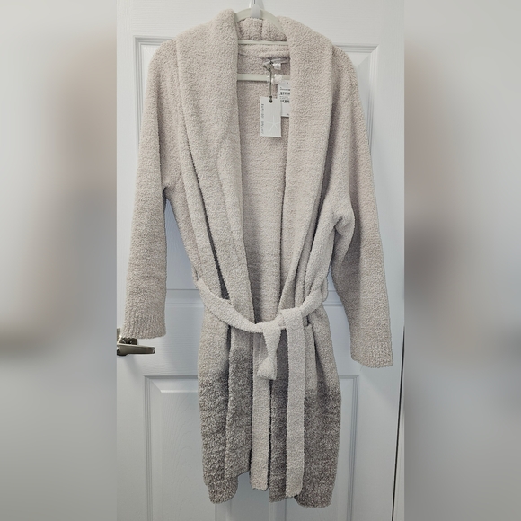 Barefoot Dreams CozyChic Heathered Ombre Robe Almond XL $182 New NWT pockets - Picture 1 of 5